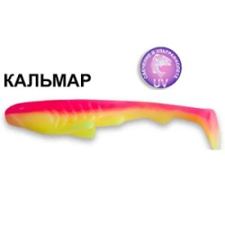 Силиконовая приманка Crazy Fish Tough 5" 28-125-13d-6 кальмар цв. peach (персик)