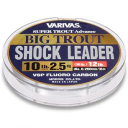 Леска Varivas Amakatsu TRout Shock Leader VSP Fluoro 30m 16LB