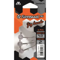 Джиг-головка Mikado Sensual - 8гр. (крючок 3/0 BN) с зацепкой (OMGAJS8-3/0-3) (3шт.)