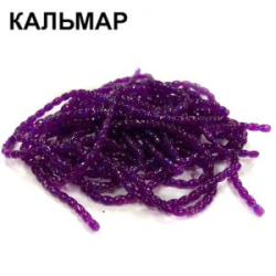 Силиконовая приманка Crazy Fish Nano Worm 9см 86-90-98-6 кальмар цв. Space