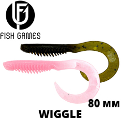 Fish Games Wiggle (Вьющийся) 80мм