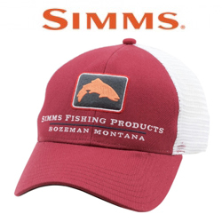 Simms Trout Icon Trucker Rusty Red