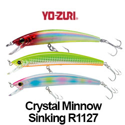 Yo-Zuri Crystal Minnow Sinking R1127