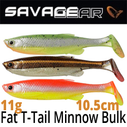 Savage Gear Fat T-Tail Minnow Bulk 10.5cm 11g