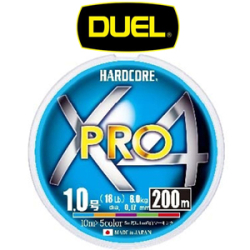 Duel PE Hardcore X4 Pro 200m 5Color