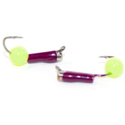 Мормышка Столбик с колпачком №1,5 (бф)+ ядр. глаз лимон(0,3)