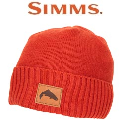 Simms Dockwear Wool Beanie, Simms Orange