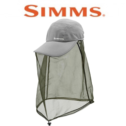 Simms Bugstopper Net Cap Gunmetal