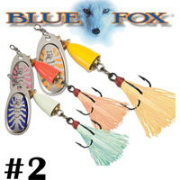 Blue Fox Vibrax Glow #2 (BFGVS2) 