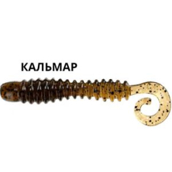 Силиконовая приманка Crazy Fish Active Slug 2" 29-50-26-6 кальмар цв. swamp (болото)