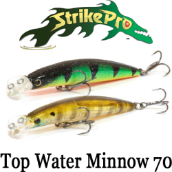 Strike Pro Top Water Minnow 70 (JL-178F)