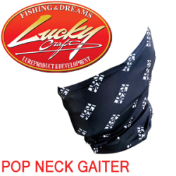 Lucky Craft Pop Neck Gaiter - Black & White