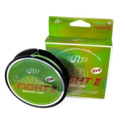 Шнур плетеный Dip Master Fight II Braided Fluo Green 270 м 0,250 мм; 26,9 кг