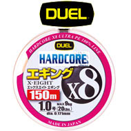 Duel PE Hardcore X8 Eging 3Color 150m