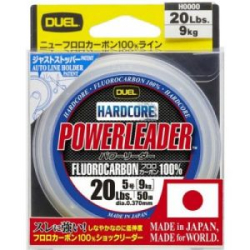 Леска Duel Hardcore Powerleader FC Fluorocarbon 100% 50m 25Lbs/11.5Kg (0.435mm)