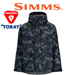 Simms Challenger Insulated Jacket '23, Regiment Camo Carbon