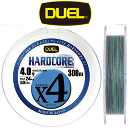 Duel PE Hardcore X4 300м 5Color-Yellow marking