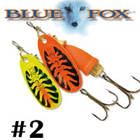 Blue Fox Vibrax Fluorescent #2 (BFF2) 