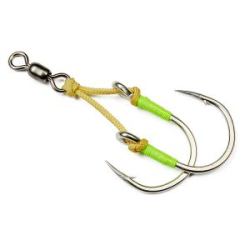 Крючки Higashi Twin Assist Hook HB-007 #7/0