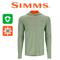 Simms Bugstopper Hoody, Field Heather