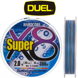 Duel PE Hardcore Super X8 300м 5Color