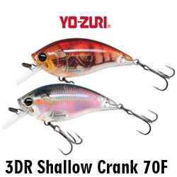 Yo-Zuri 3DR Shallow Crank (F) 70mm R1316