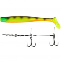 Силиконовая приманка Lucky John 3D BBS Series Giant Kubira Swim Shad 10,3in (26,00)/PG30 1шт. +Stinger XL