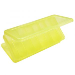 Коробка для воблеров и балансиров Три кита ВБ-2 желтая 2-х стор.(6+6отд.)(230х125х35мм)