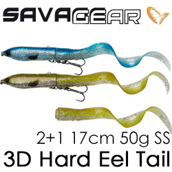 Savage Gear 3D Hard Eel 2+1 17cm 50g SS