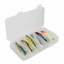 Коробка для воблеров и балансиров Три кита ВБ-2 белая 2-х стор.(6+6отд.)(230х125х35мм)