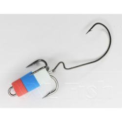 Приманка Мандула "Флажок" XXL Fish Модель 10 цв. КрасноСинеБелый