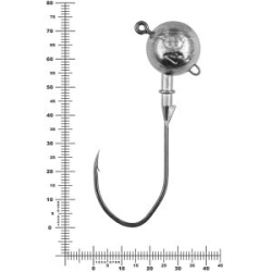 Призёр джиг-головка Stinger Eye Jig 48 гр, кр-к VD-074 №5/0, 3 шт/уп