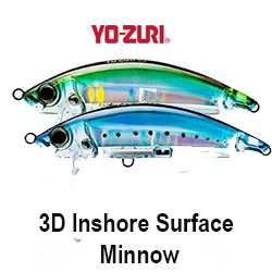 Yo-Zuri 3D Inshore Surface Minnow R1214