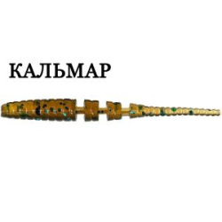 Силиконовая приманка Crazy Fish Polaris 1.2" 61-30-42-6 кальмар цв. green pumpkin bl. (зеленая тыква син.)