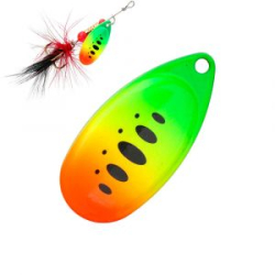 Блесна вращающаяся Mikado Focus №4 - серебро/29