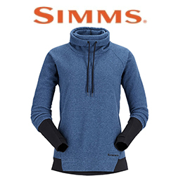 Simms Women's Rivershed Sweater, Navy