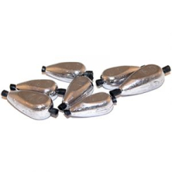 Грузило Nautilus Пуля с силиконовой трубочкой с маркировкой веса 0.8гр