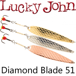 Lucky John Diamond Blade с цеп. и тр. 51мм