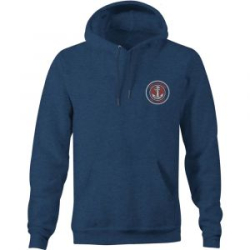 Толстовка Grundens Displacement DWR Hoodie, Heather Navy, L