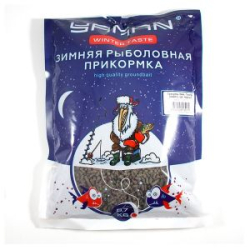 Прикормка Yaman Winter Taste Гранулы 3мм, Плотва зимняя (кокос), цв. чёрный, 700 гр.