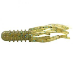 Силиконовая приманка Reins Ring Tube Micro 1.5" цв. #005 Green Pumpkin Blue