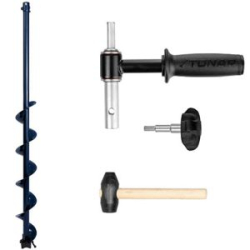 Комплект Шнек для шуруповерта Altay Energy 130R +адаптер АШ20 +молоточек (T-SAE130R-ASH20) Тонар