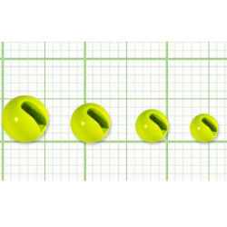 Шарик вольфрам с прорезью Fish Season 0,75 гр., 4,6 мм., цвет Шартрез (уп.5шт.)