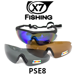 X7 Fishing модель PSE8-Grey-Blue-Brown-Black