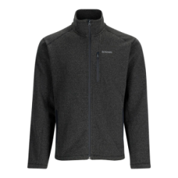 Пуловер Simms Rivershed Full Zip Fleece Jacket, Black Heather, M