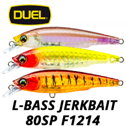 Duel L-Bass Jerkbait 80SP F1214