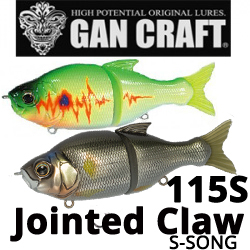 Gan Craft Jointed Claw S-Song 115S