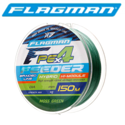 Flagman PE Hybrid F4 Feeder 150m Moss Green