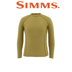 Simms Waderwick Core Crewneck Army Green