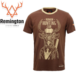 Remington Men’s Short Sleeve R-Neck Tshirt Brown